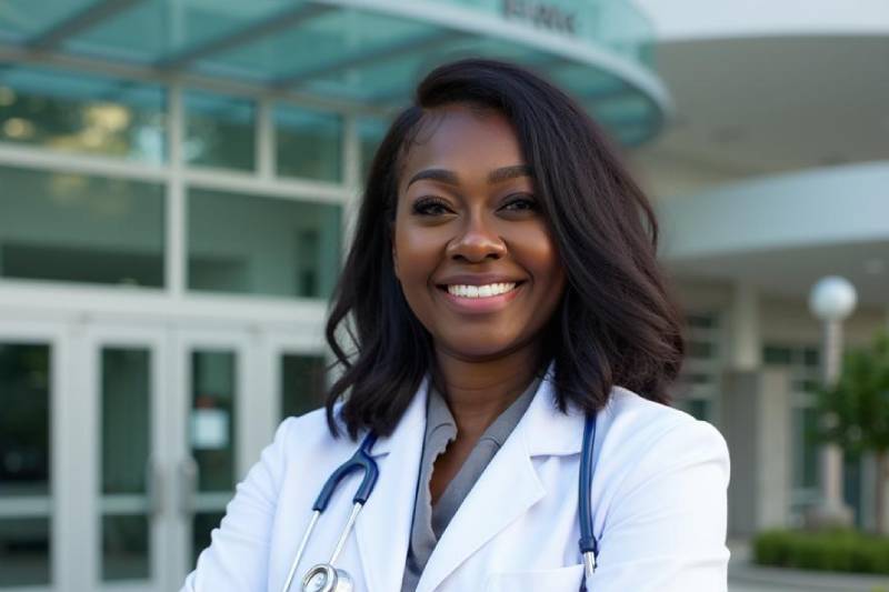 Modern medical clinic interior